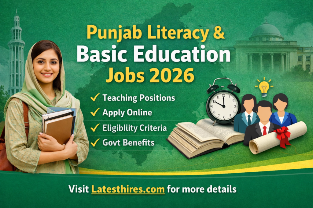 Punjab Literacy and Basic Education Jobs 2026 – Apply Online Now For Best Opportunities