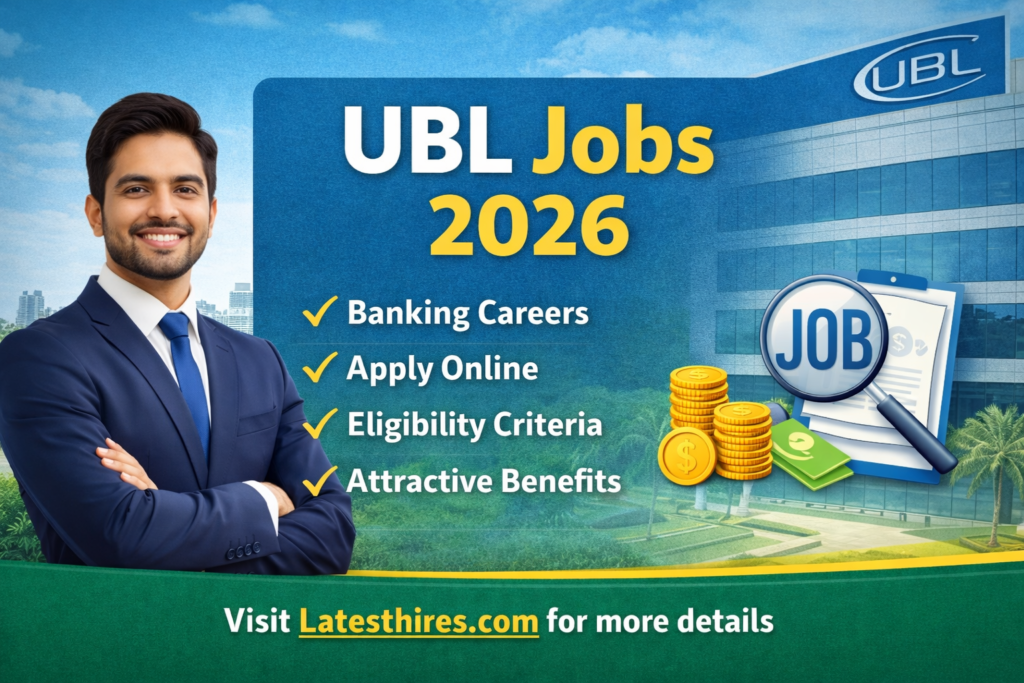 UBL Jobs 2026 – United Bank Limited Online Apply