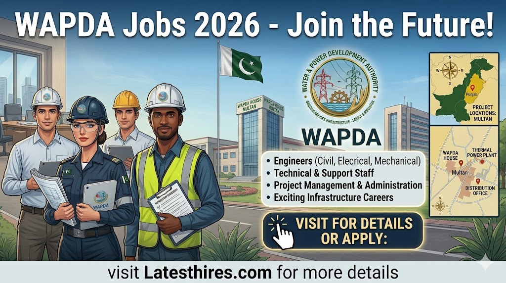 oin WAPDA Jobs 2026 | Online Apply For Water and Power Development Authority Latest Jobs