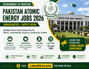 Pakistan Atomic Energy Jobs 2026 | PAEC Best career opportunities | Latesthires