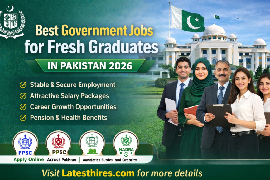Best Government Jobs for Fresh Graduates in Pakistan 2026 Top Career Opportunities