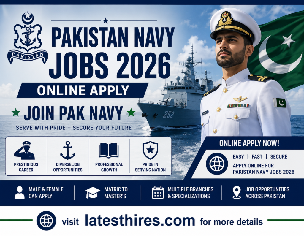 Pakistan Navy Jobs 2026 Online Apply Latest Advertisement Join Pak Navy