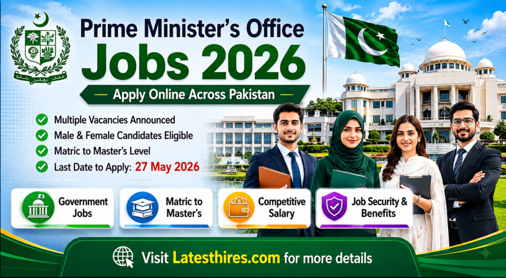 PM Office Jobs 2026 in Pakistan Apply Online for best Government Vacancies