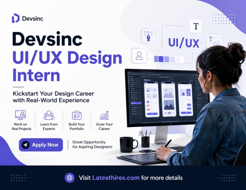 Devsinc UI/UX Design Internship 2026 | A Great Opportunity | Apply Online