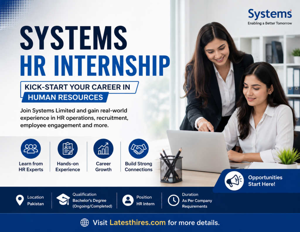 Systems HR Internship 2026 Best chance to Launch Your Career in Human Resources