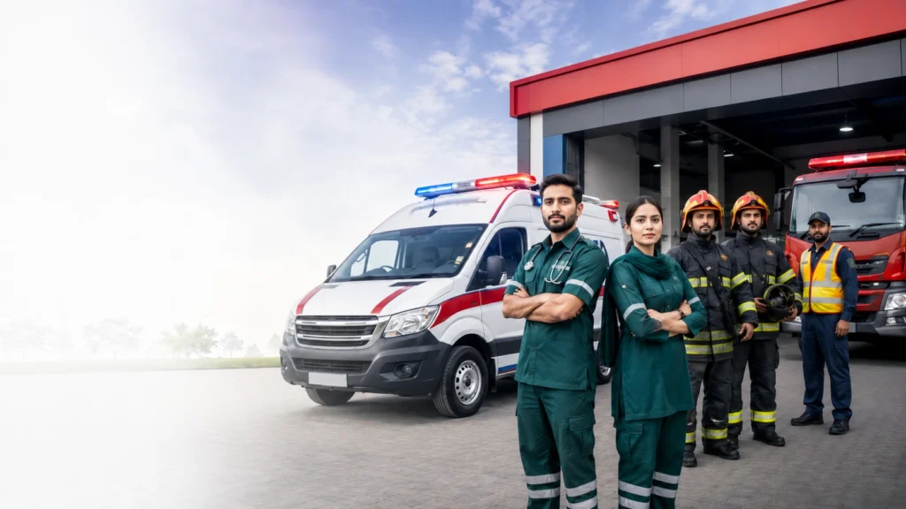 Rescue 1122 Jobs 2026 for EMT, Fire DERT Rescuer and Rescue Driver